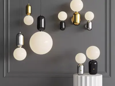 Parachilna Aballs Lamp Set 3D model