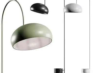 Made Studio Cara Floor Lamp 3D model