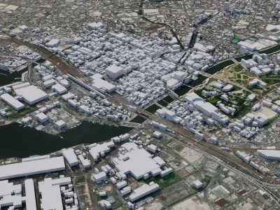 Kitakyushu - Japan 3D model