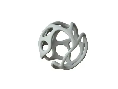 SciFi Cube Object No 21493 Low Poly Shape Texture