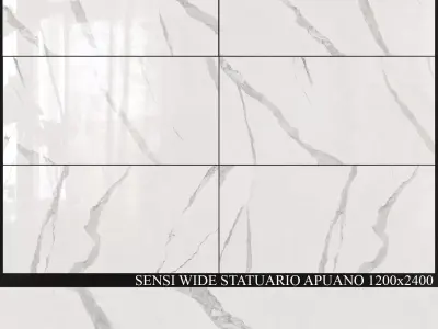 ABK Sensi Wide Statuario Apuano 1200x2400 3D model