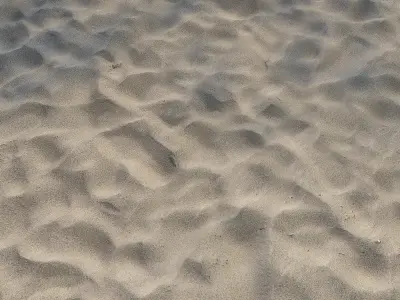 Ultra realistic Beach sand geometry  3D model