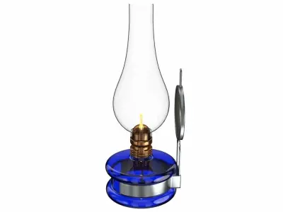 Oil Lamp 3D model