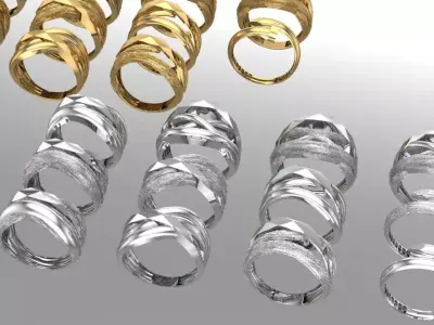 new fusion light designs some with grooves 3D print model