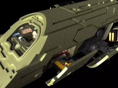 StarGate Atlantis Puddle Jumper 3D model