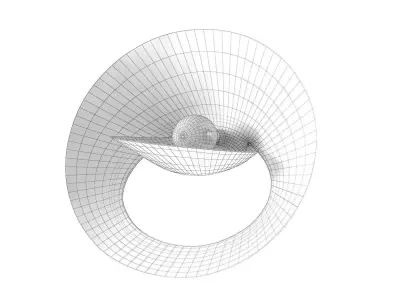 Saturne Sconce Wall Lamp 3D model