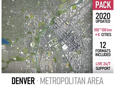 Denver 3D Model Pack