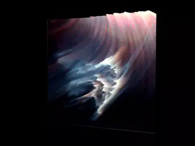 Barnards Merope Nebula 3D model