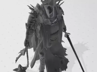 Witch King of Angmar-Lord of the rings-Chief Nazgul 3D print model