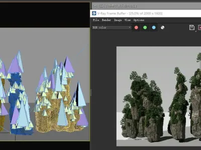 4 Tianzi Mountain Assets-1 3D model