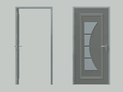 Door sets 13 3D model