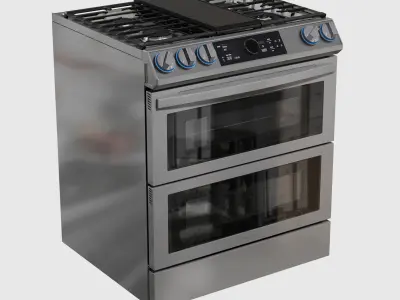 Dual Fuel Range Samsung 3D model