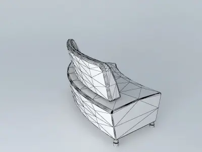 Modern sofa Free 3D model