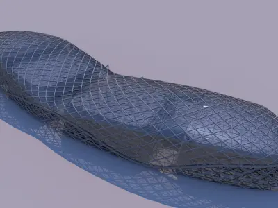 0160 - Modern Building 3D model