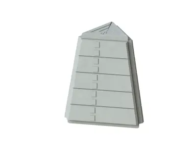 Sci Fi Object No 2896 Low Poly Low-poly 3D model