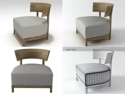 Thomas lounge chair 3D model
