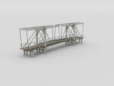 Amsterdam drawbridge 3D model
