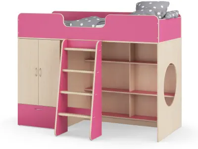 Legenda K03 and LP11 childrens modular bed 3D model