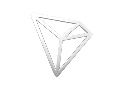 TRON Coin V2 005 Low-poly 3D model