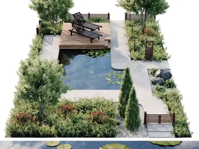 Town Square 3 3D model