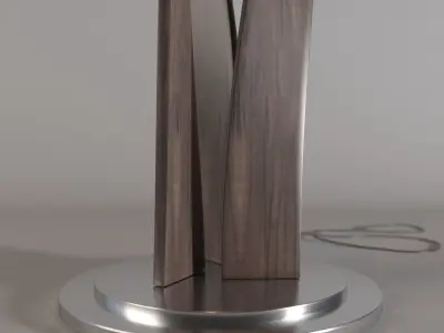 wood lamp 3D model buy