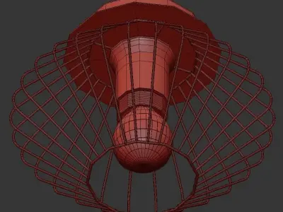 Lussole Loft Brooks 3D model