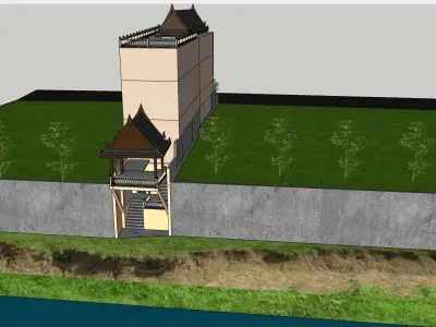 Classic House 3D model order