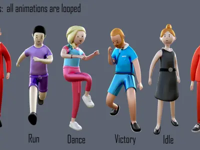  cartoon characters 3 10 Glamour 