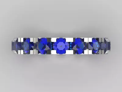 Round Eternity stl 3d jewelry Ring model rr0042 3D print model