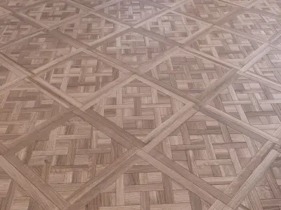 Parquet - Laminate - Wooden floor 3 in 1 Low-poly 3D model