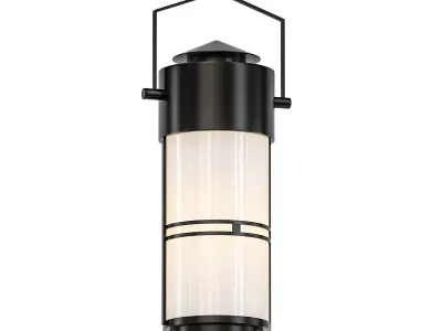 QUILL outdoor hanging light fixture 3D model