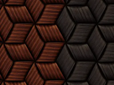 Unlimited Bamboo Weave 04-01 - Procedural SBSAR Texture