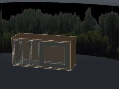 3D Modular House 3D model