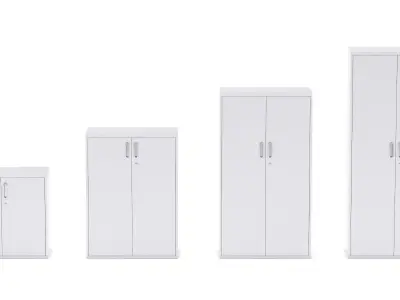 Herman Miller Paragraph Storage Cabinet 4 3D model