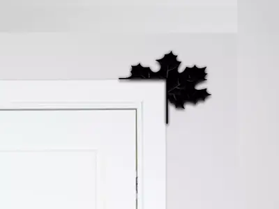 Leaf Door Corner Decor 3D print model purchase
