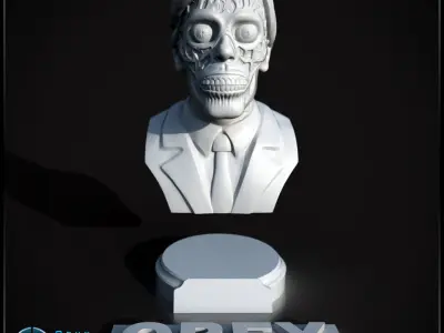 They live Bust collection 3D Model Pack
