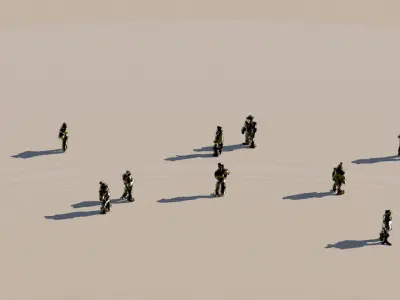 MUTANT CROWD - PACK 7 3D model