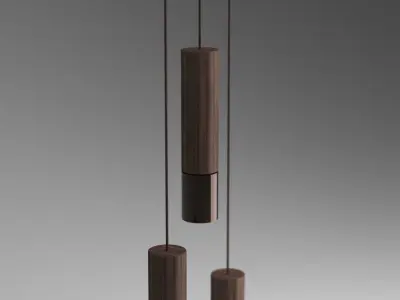 YAMAGIWA  CREA pendant lighting Low-poly 3D model