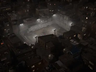 Favela Soccer Field 3D model