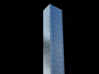 7 World Trade Center - NYC Low-poly 3D model
