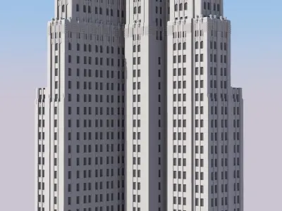 PacBell Building 3D print model
