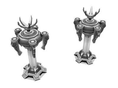 Rotating Organ - Fort 03 3D model