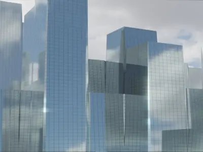 Quick Modern City 1b 3D model