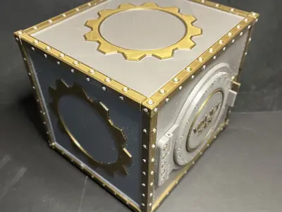 The Vault Magnetically Locked Trinket Safe 3D print model
