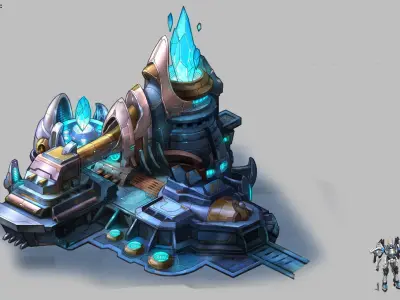Crystal - Resource Room 3D model