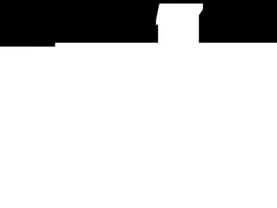 farmhouse model house with roof 3D model