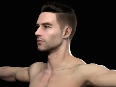  Realistic Male (Rigged) 