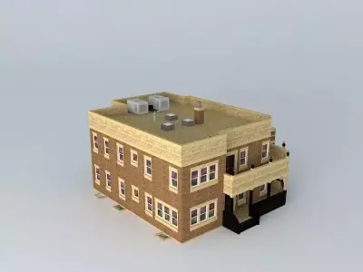 Urban Home Free 3D model