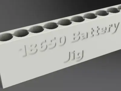 18650 Battery Assembly Jig 3D print model