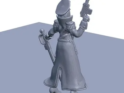 Female Political Educator of the Future Serial Number 1998 3D print model